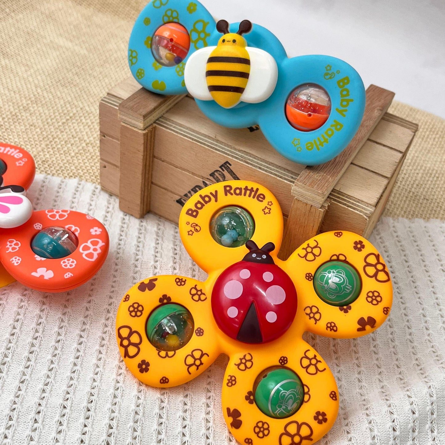 Bebé Spinner™ | Pack de 3 juguetes didácticos